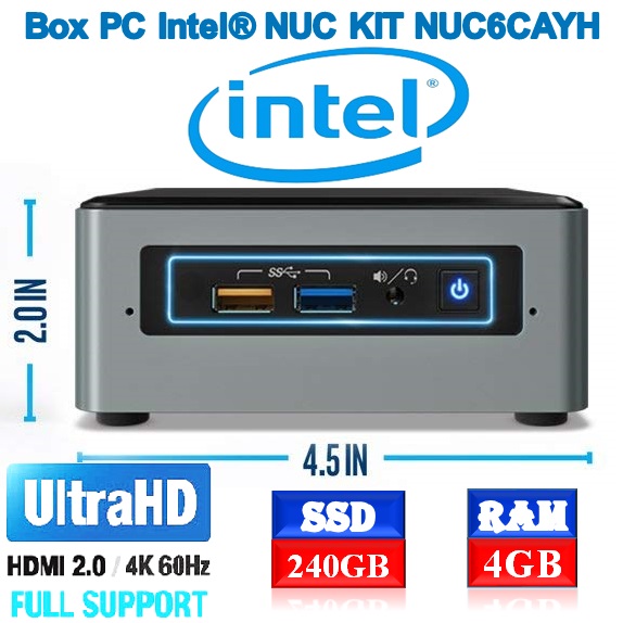 Intel® NUC KIT NUC6CAYH - Box PC